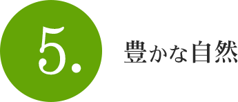 5.豊かな自然